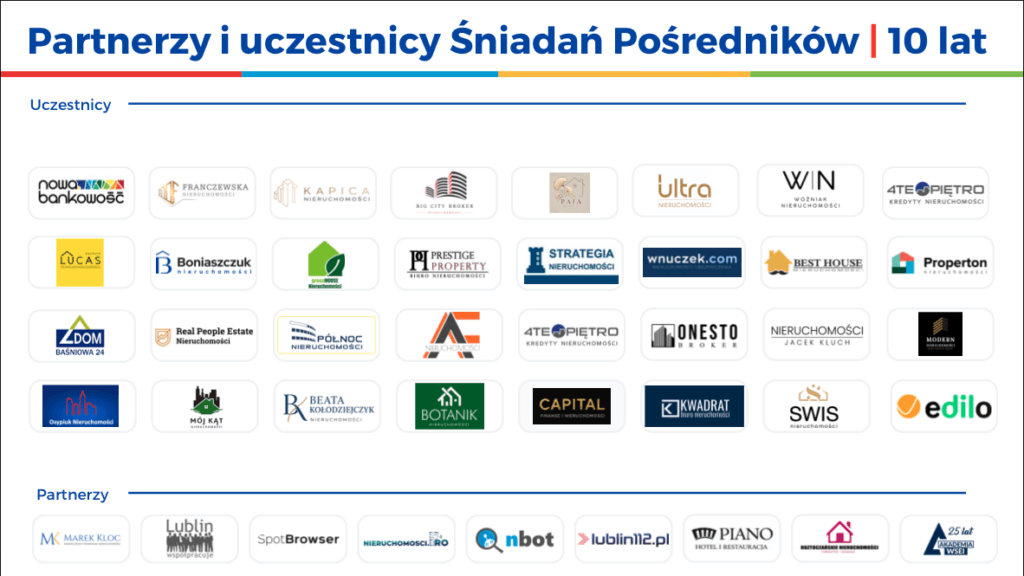 Uczestnicy śniadań pośredników w Lublinie