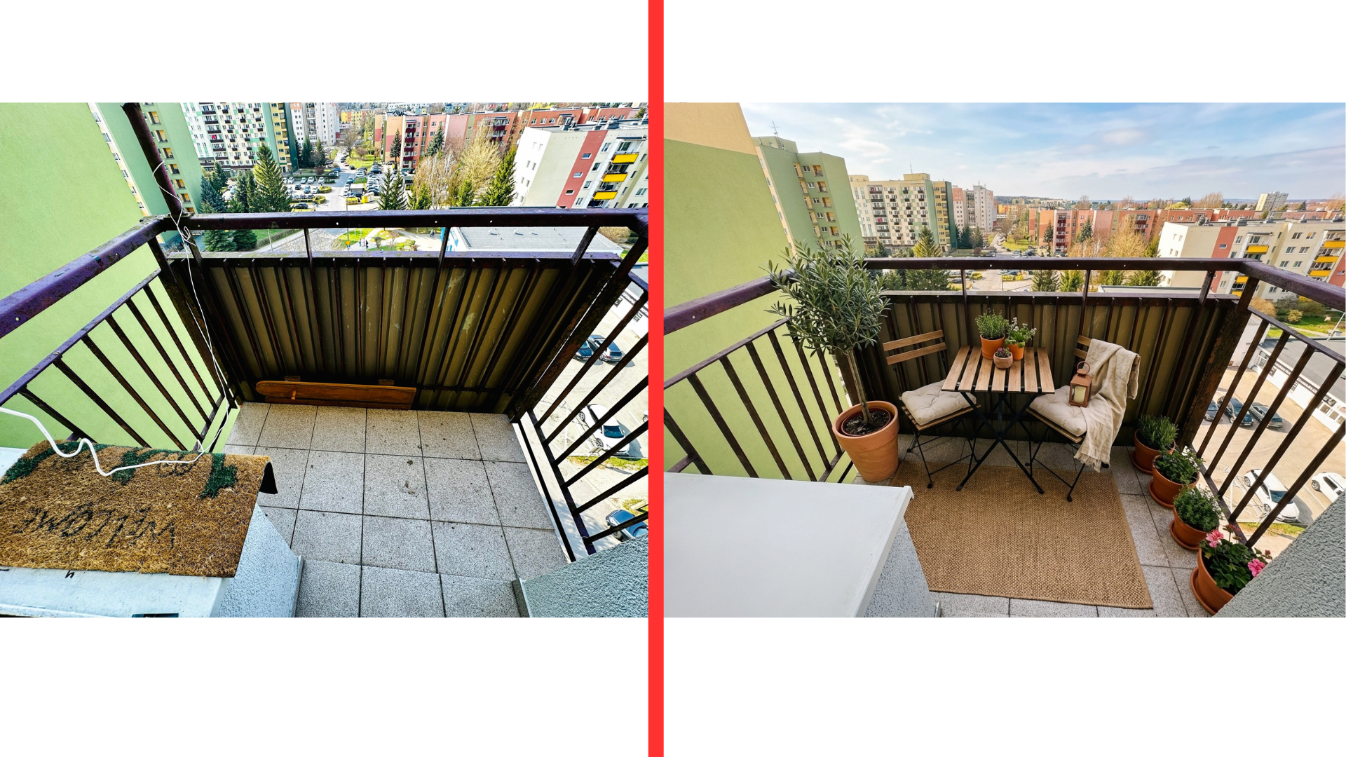 Home staging nieruchomości – przykład wnętrza